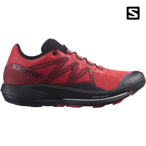 Red Salomon Pulsar Men's Trail Running Shoes | IE LE7651